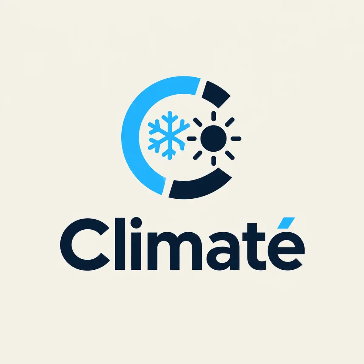 Logo de chauffagiste pour spécialiste climatisation et PAC air/air