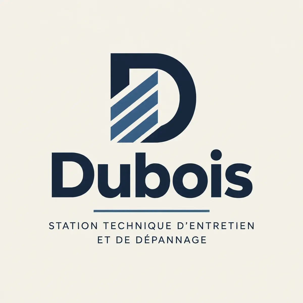 Logo de chauffagiste pour station technique d'entretien et de dépannage