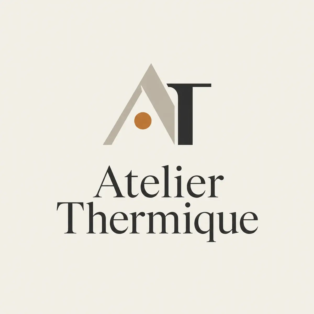 Logo de chauffagiste pour installateur de PAC haut de gamme