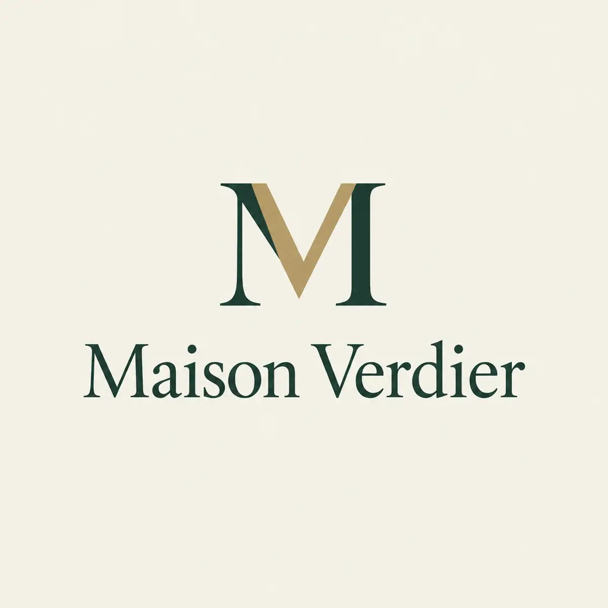 Logo de couvreur pour toitures haut de gamme, maisons de maître