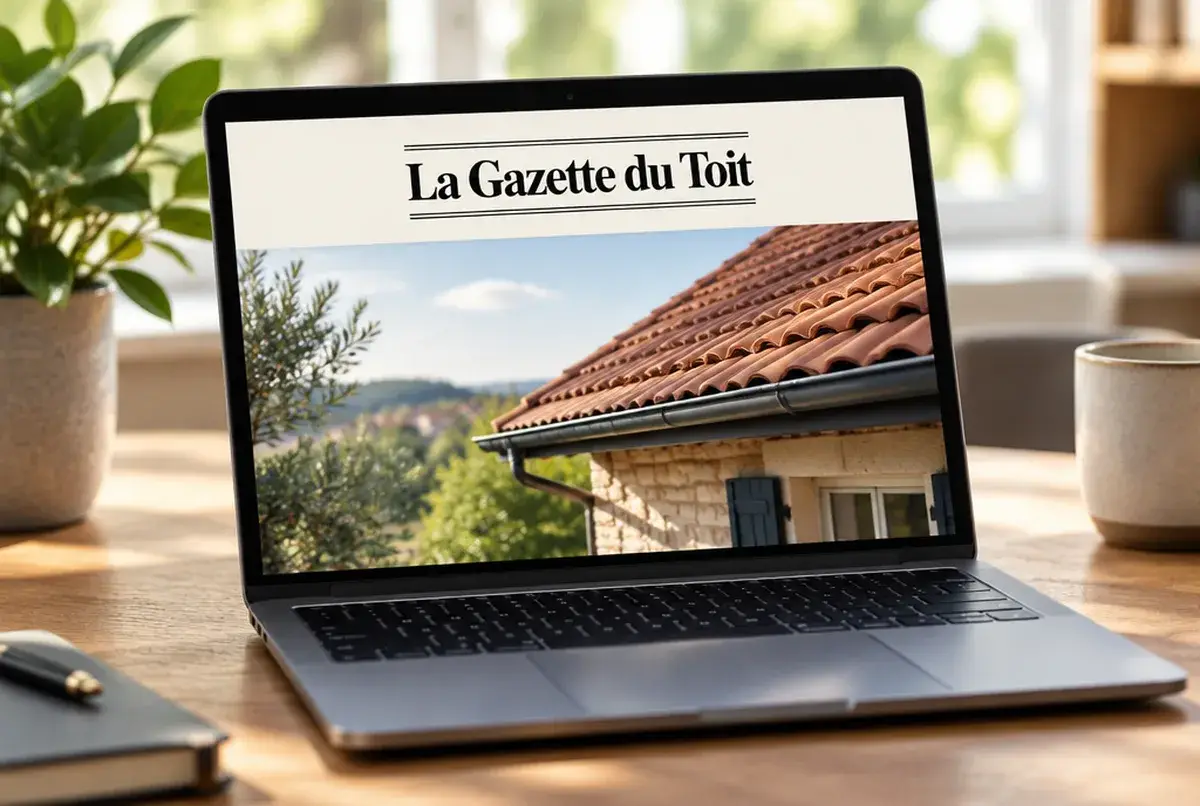 Logo de couvreur pour couvreur pédagogue qui explique et rassure, sur site