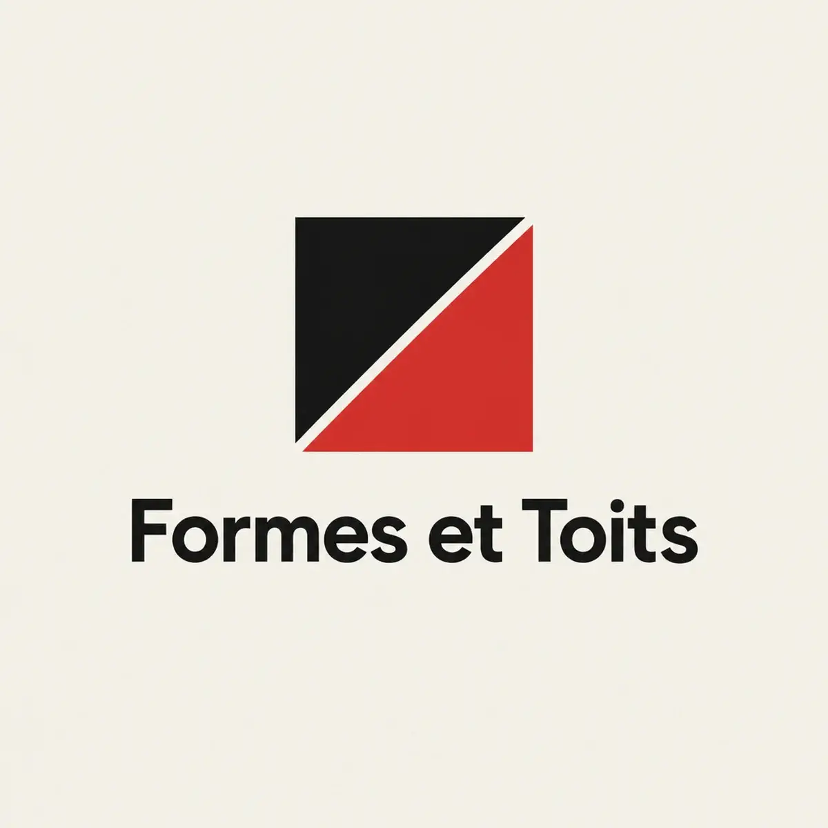 Logo de couvreur pour couvreur-architecte, toits contemporains