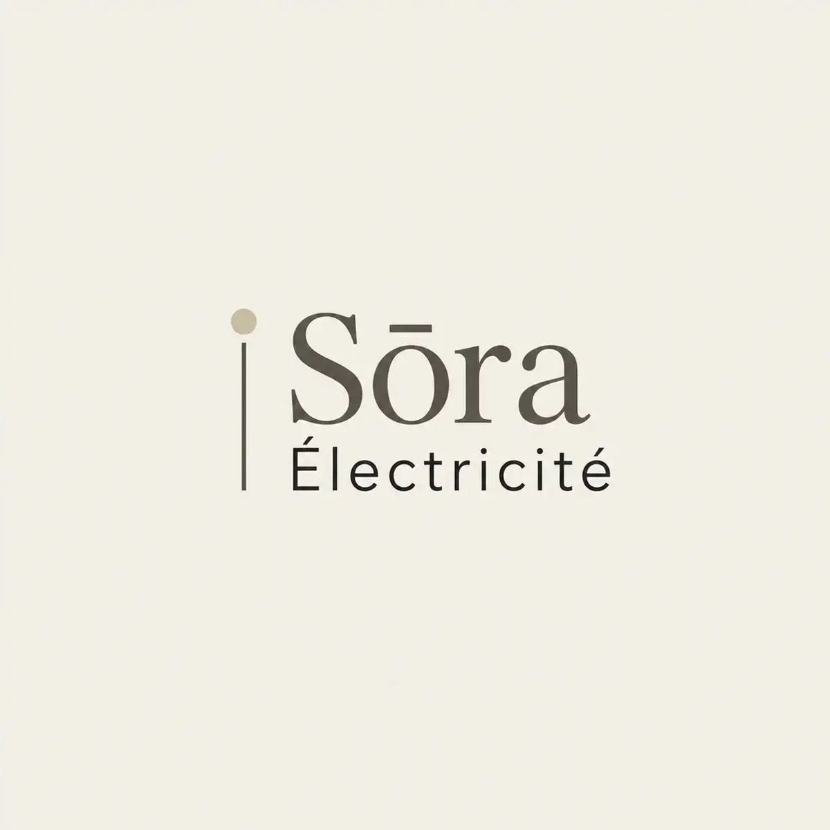 Logo d'électricien pour l'électricien soigné des appartements de centre-ville