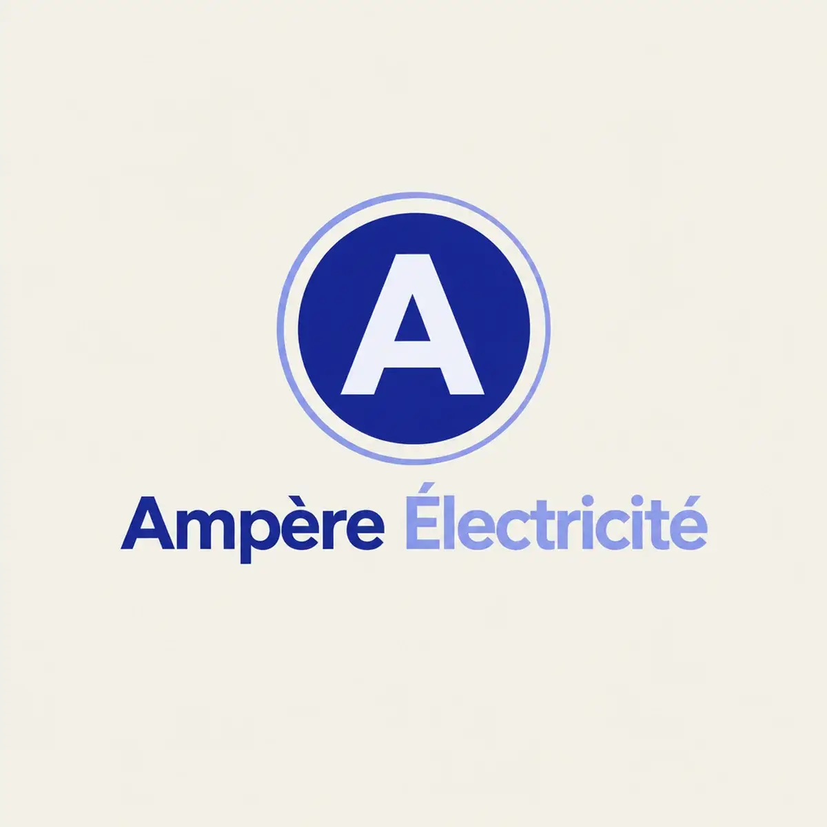 Logo d'électricien pour l'entreprise établie depuis vingt ans