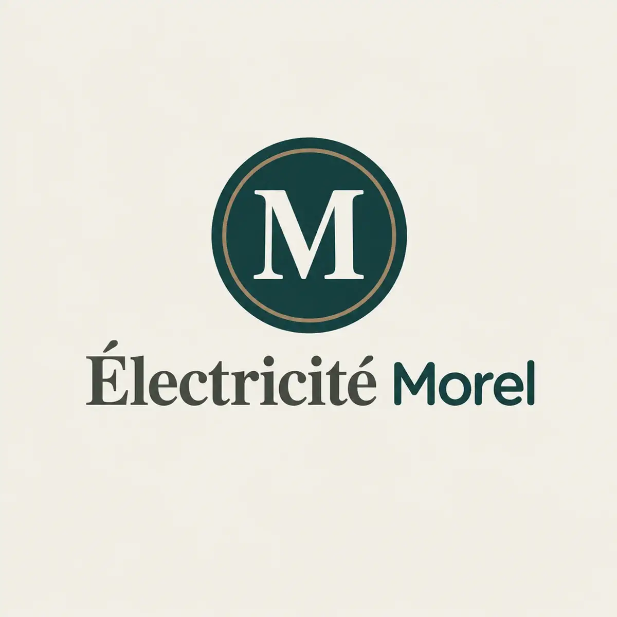 Logo d'électricien pour l'artisan seul qui met son visage et son prénom en avant