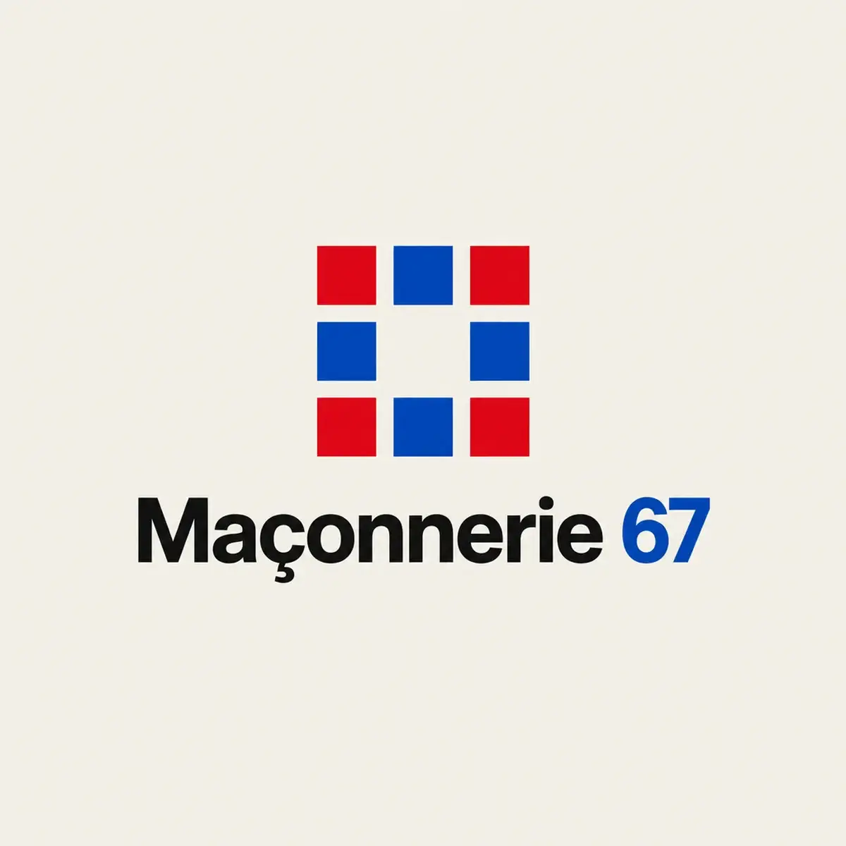 Logo de maçon pour l'entreprise structurée qui prend les gros projets