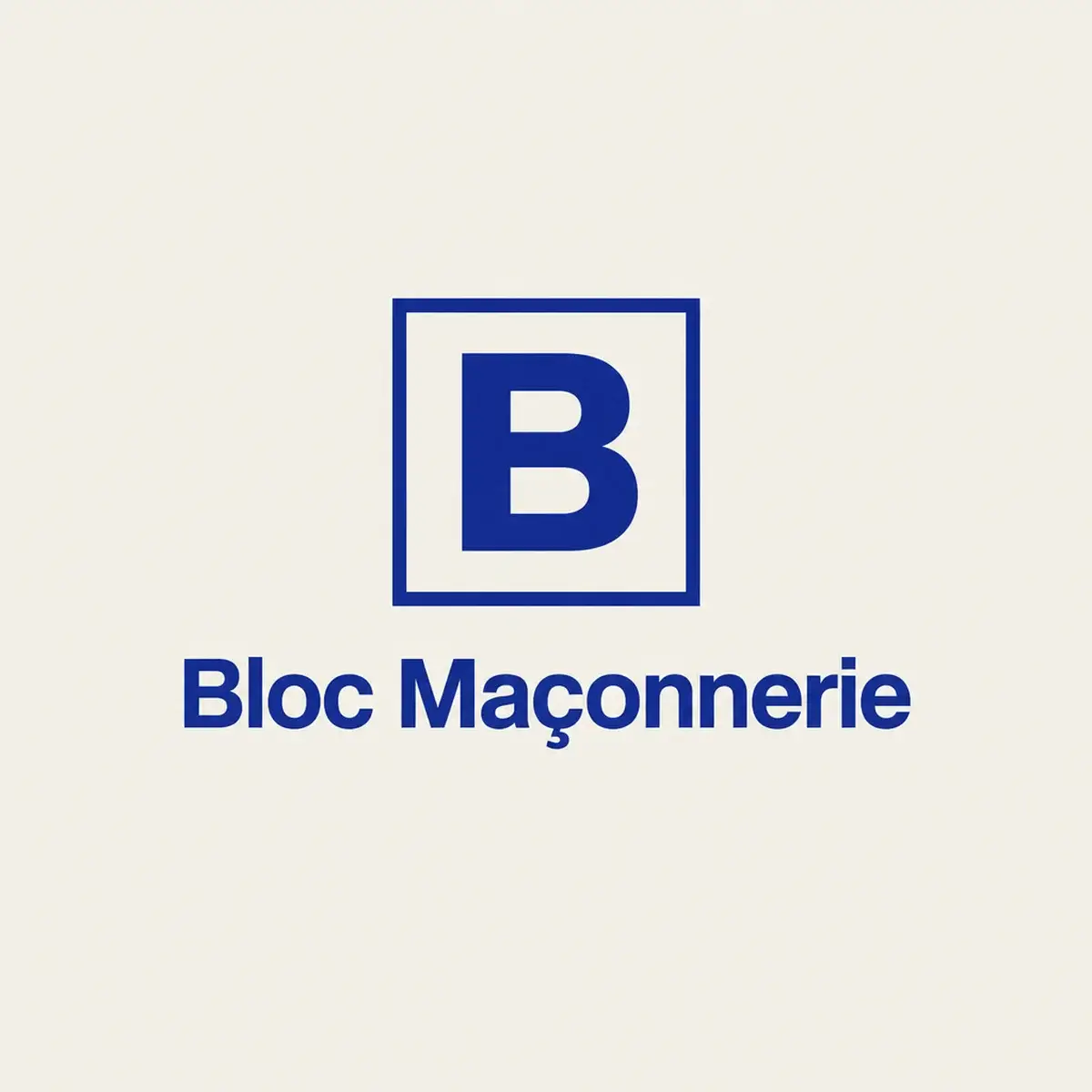 Logo de maçon pour l'entreprise de gros œuvre et de construction