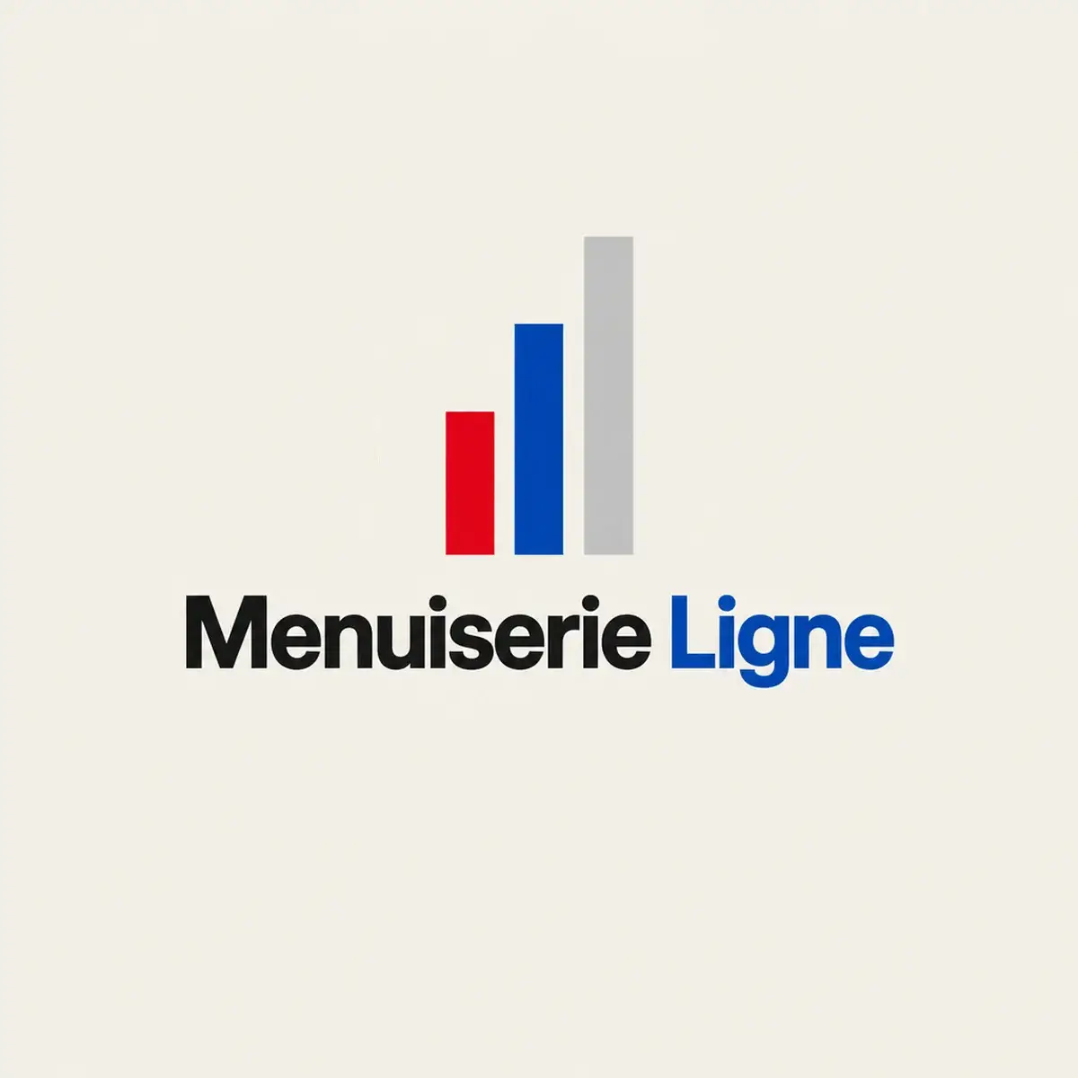 Logo de menuisier pour poseur de fenêtres et portes, précis et rapide