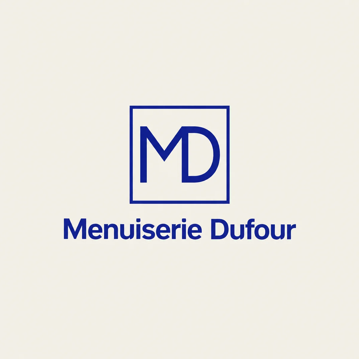 Logo de menuisier pour menuiserie généraliste de quartier, solide