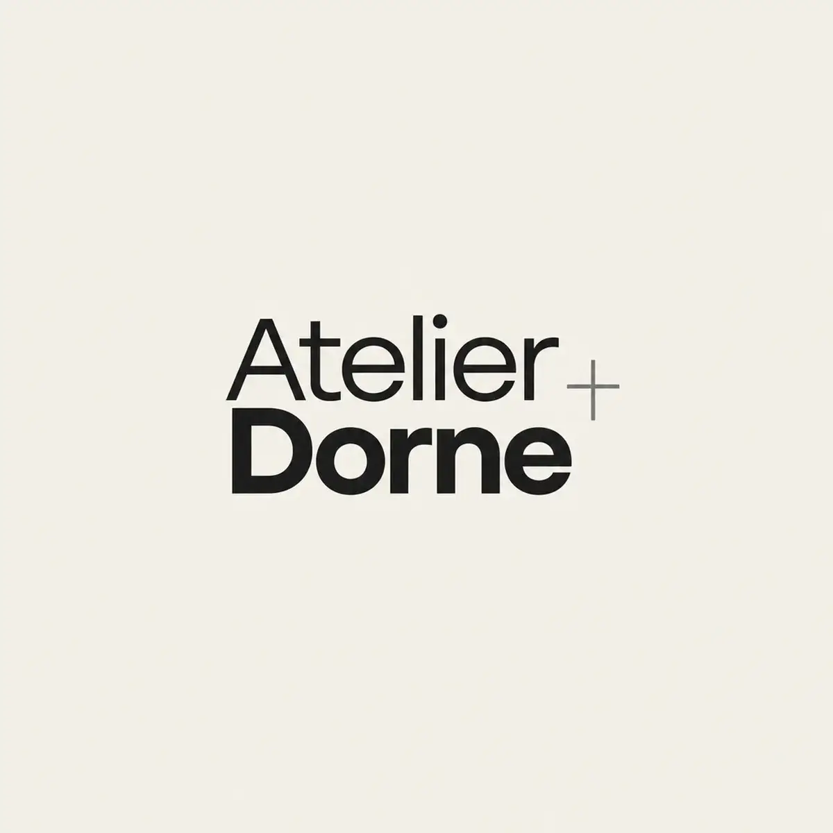 Logo de menuisier pour agenceur qui travaille avec des architectes