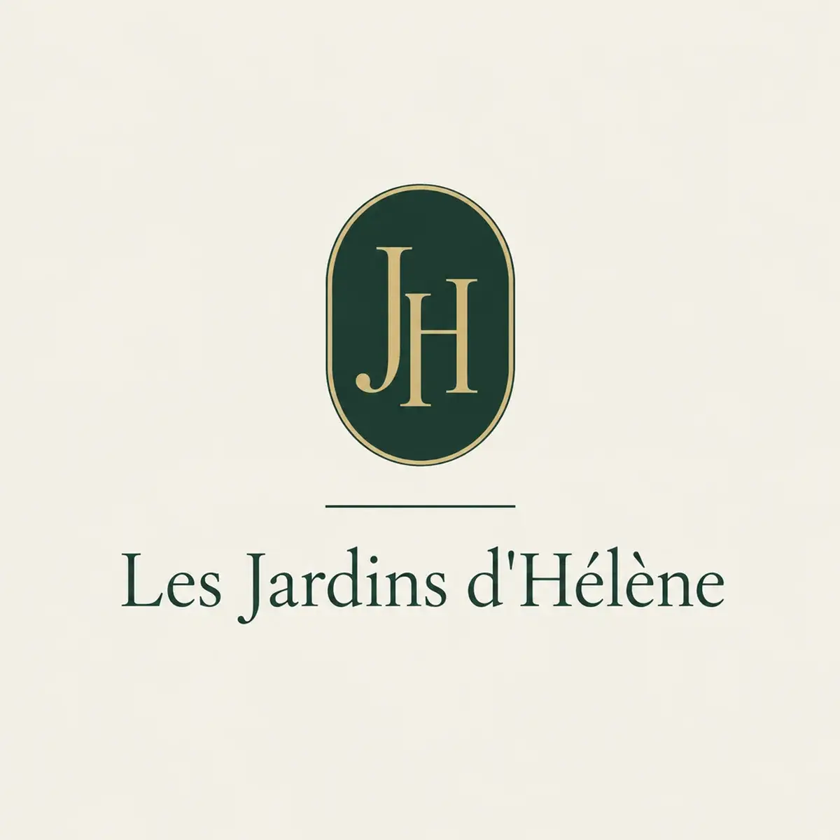 Logo de paysagiste pour création premium, propriétés