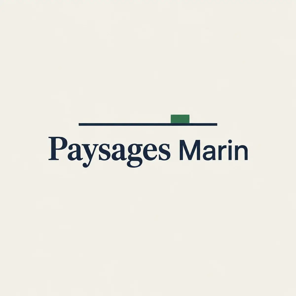Logo de paysagiste pour généraliste sérieux