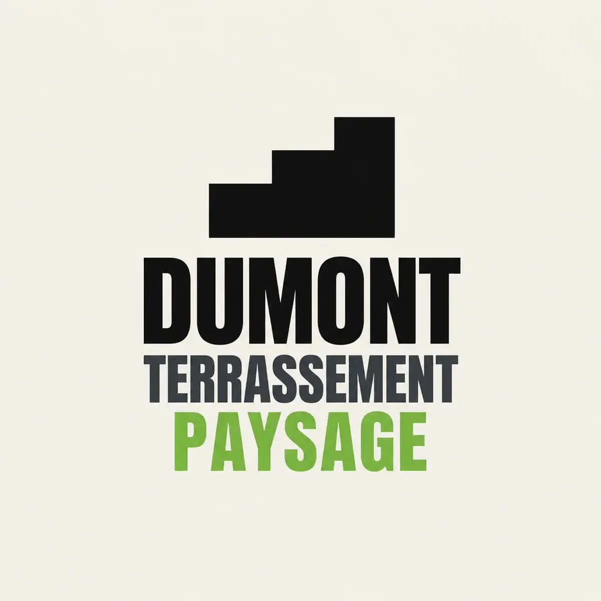 Logo de paysagiste pour terrassement et gros aménagements