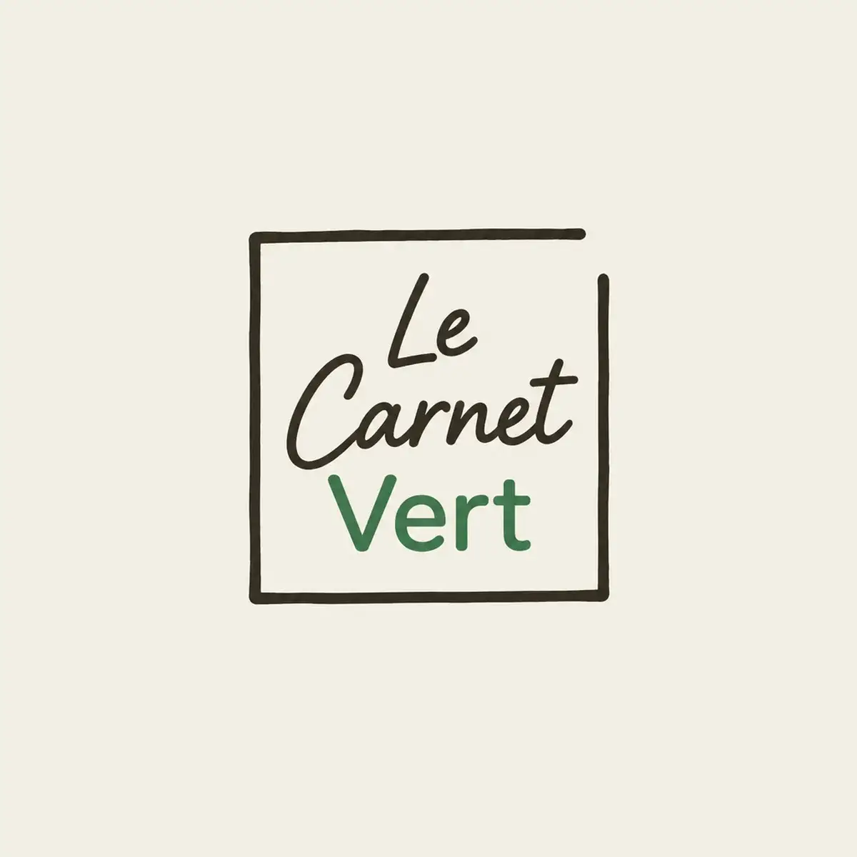 Logo de paysagiste pour concepteur qui dessine à la main