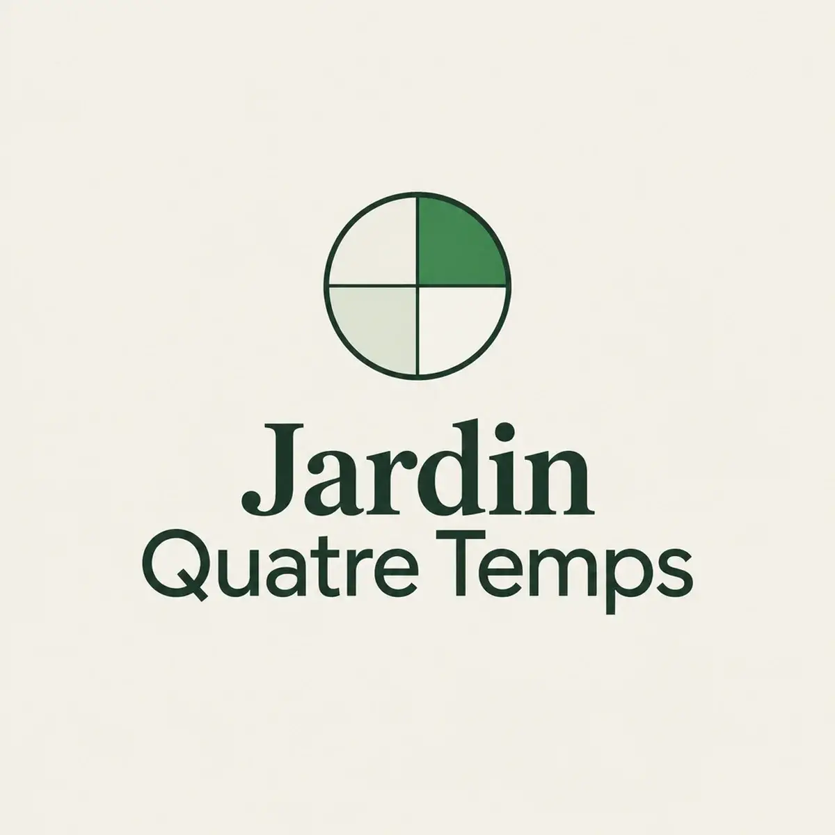 Logo de paysagiste pour contrats d'entretien à l'année