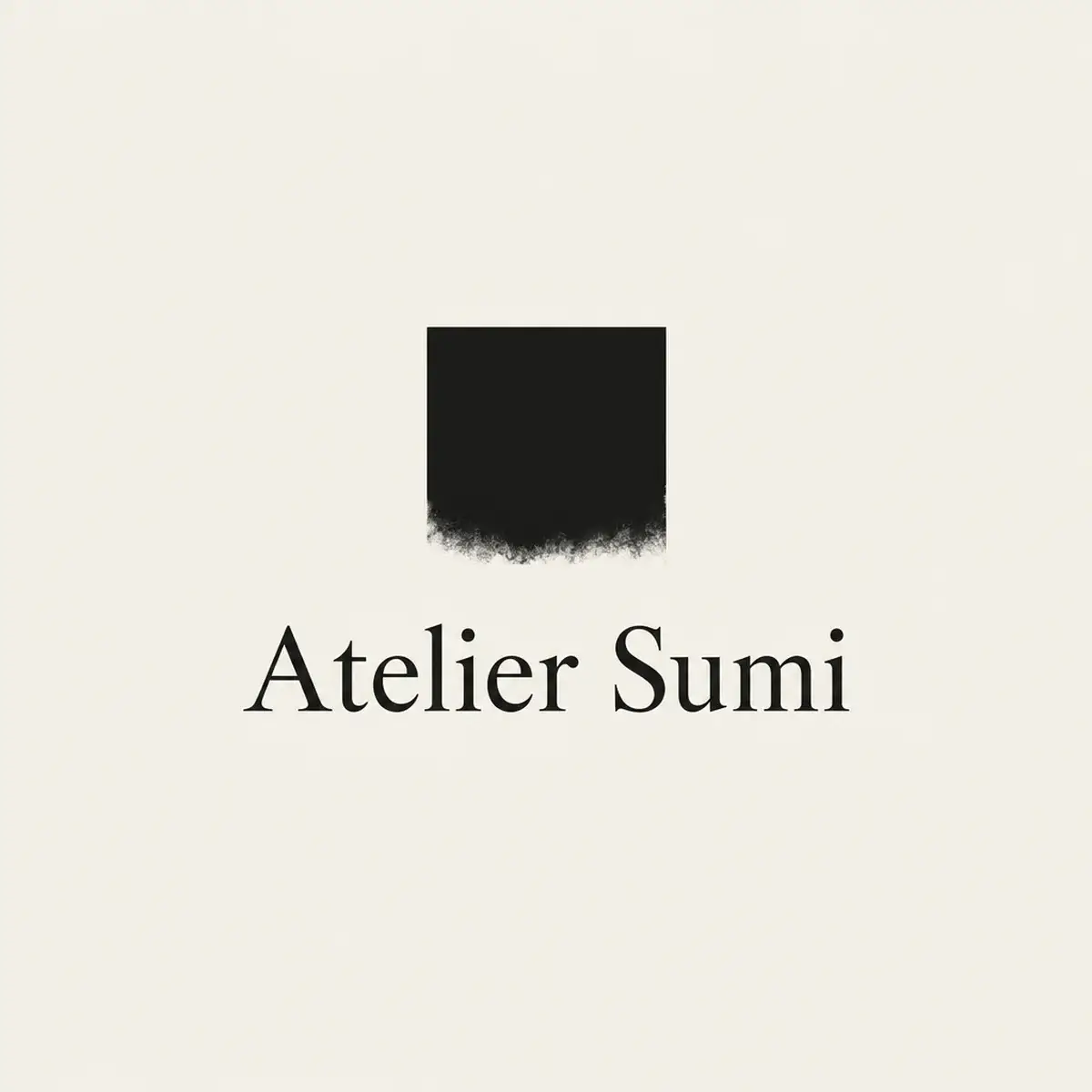 Logo de peintre en bâtiment pour décorateur sobre, finitions et enduits, clientèle urbaine