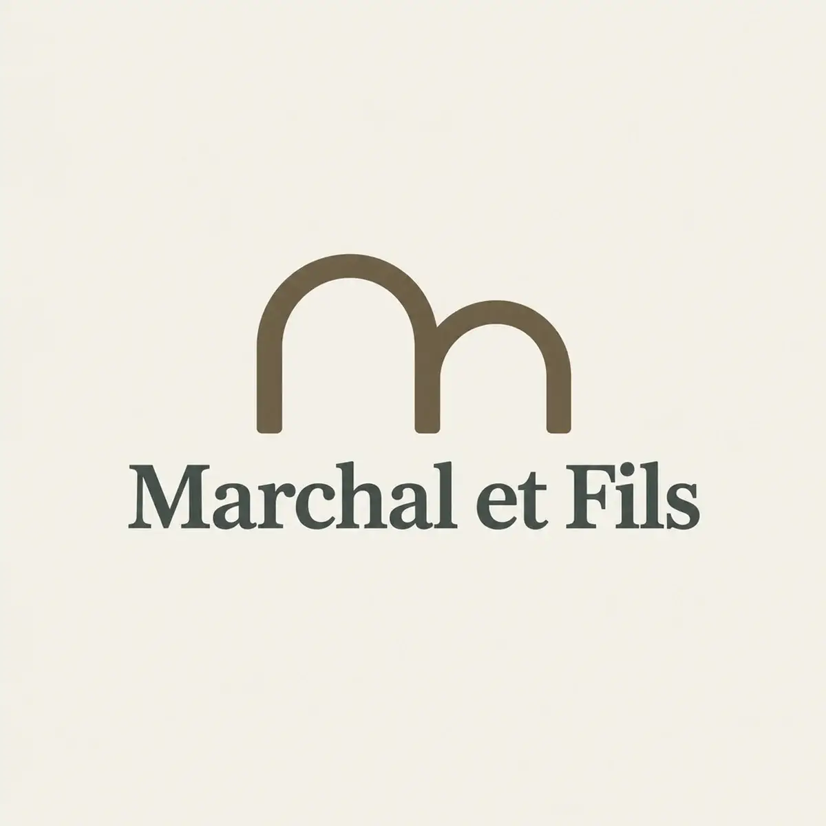 Logo de peintre en bâtiment pour entreprise familiale de père en fils