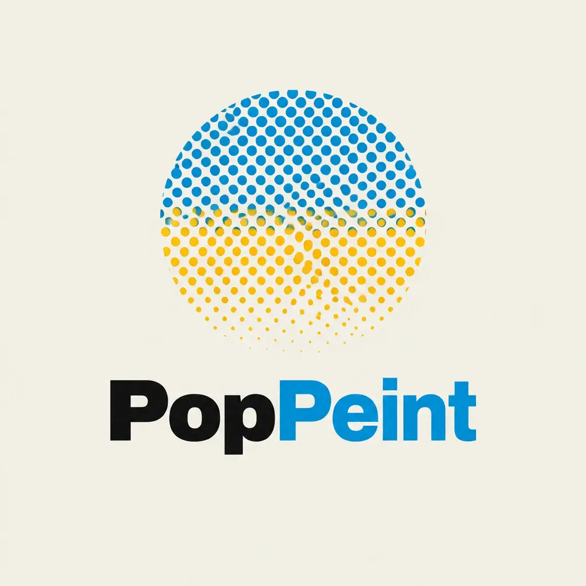 Logo de peintre en bâtiment pour jeune peintre, studios et premiers appartements