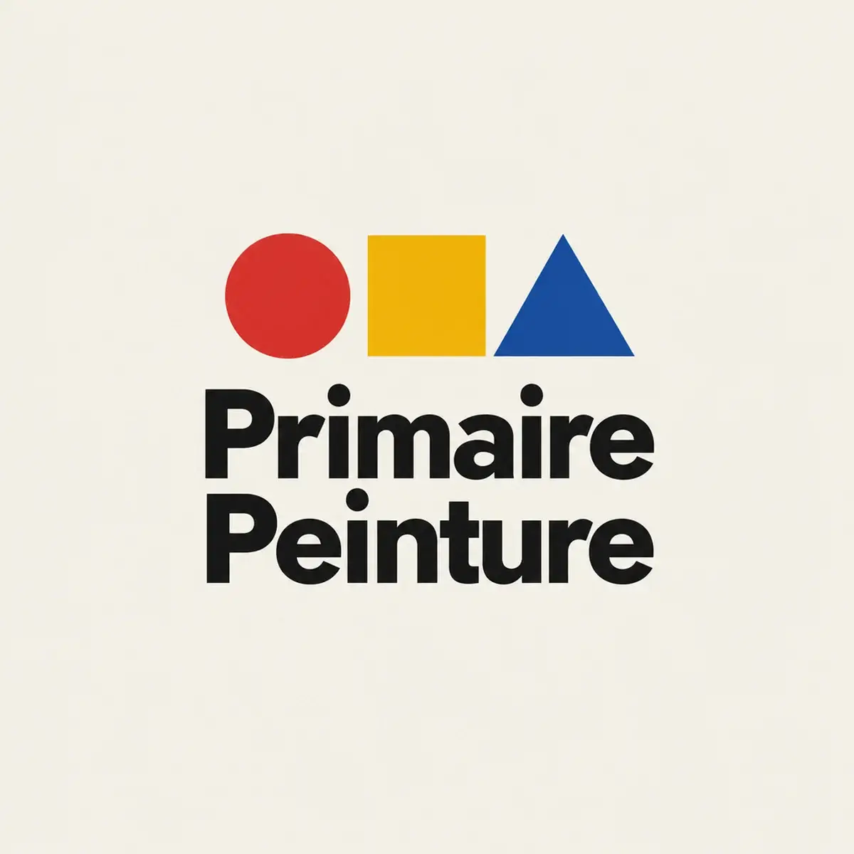 Logo de peintre en bâtiment pour peintre des couleurs franches, chantiers de déco