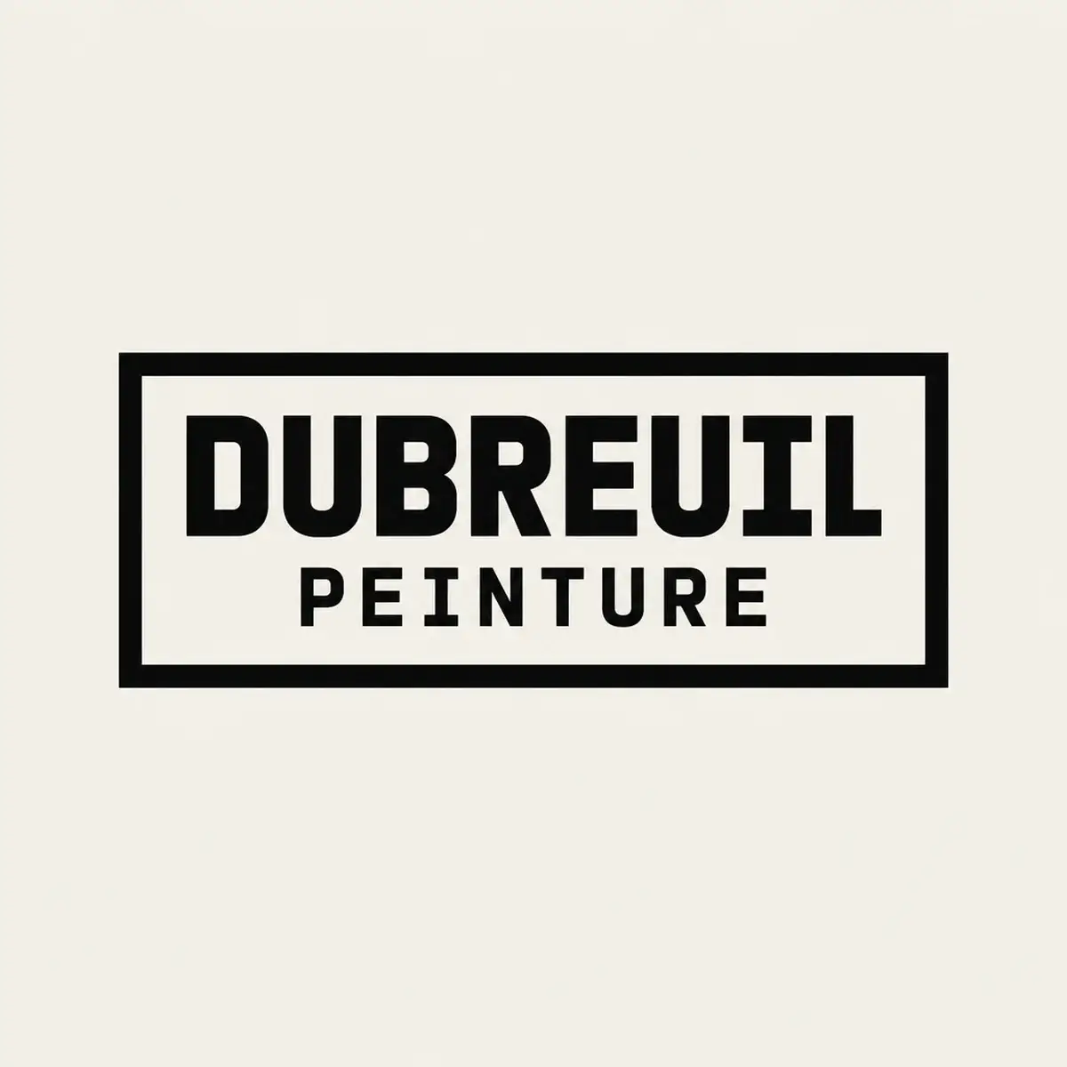 Logo de peintre en bâtiment pour peintre qui affiche ses prix bruts