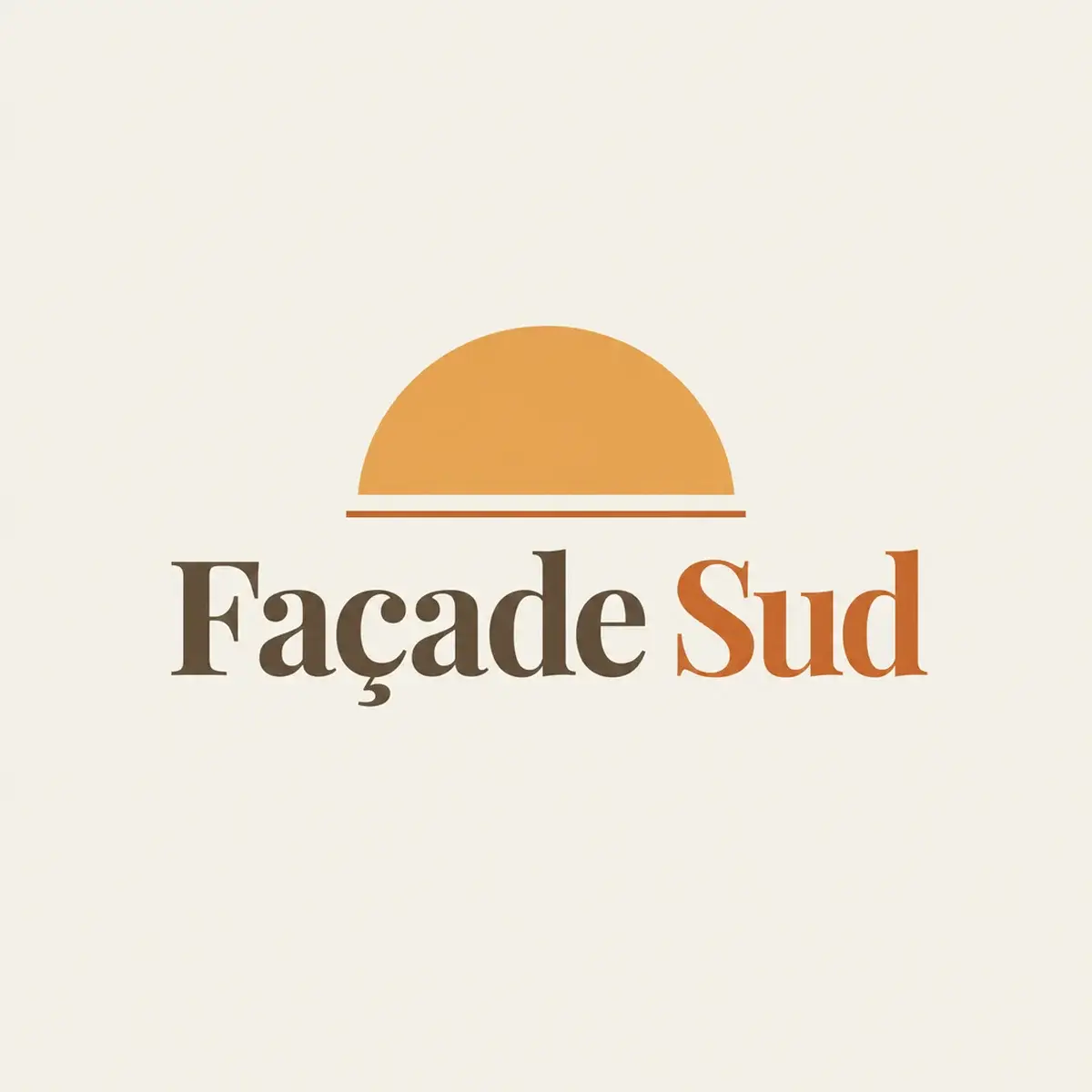 Logo de peintre en bâtiment pour façadier du sud, façades colorées